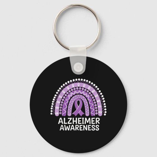 Alzheimer Bewustzijn Sleutelhanger (Voorkant)