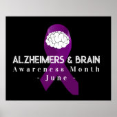 Alzheimer & Brain Awareness Maand Juni Poster (Voorkant)