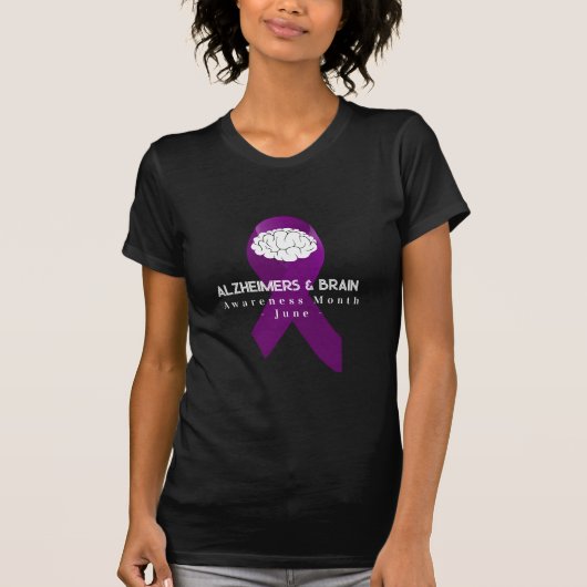 Alzheimer & Brain Awareness Maand Juni T-shirt (Voorkant)