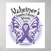 Alzheimer Butterfly 3 Poster (Voorkant)