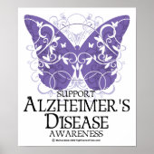 Alzheimer-Butterfly Poster (Voorkant)