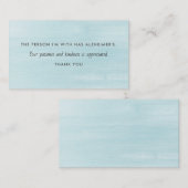 Alzheimer Dementia Patience Kindness Information Visitekaartje (Voorkant / Achterkant)