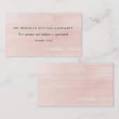 Alzheimer Dementia Patience Kindness Information Visitekaartje (Voorkant / Achterkant)