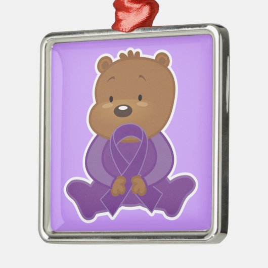 Alzheimer Disease Awareness Beer Keepslag Metalen Ornament (Links)