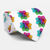 Alzheimer Disease Awareness Matts Petals Stropdas (Opgerold)