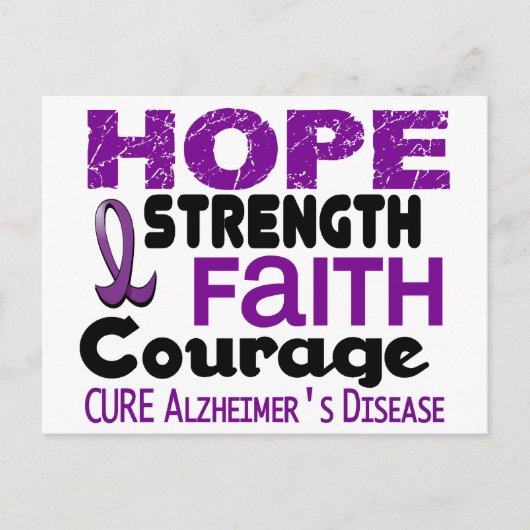 Alzheimer Disease HOPE 3 Briefkaart (Voorkant)