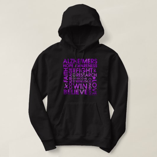 Alzheimer Disease Support Walk, Alzheimer Disease Hoodie (Design voorkant)