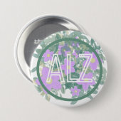 Alzheimer- en dementiebewustzijn ronde button 7,6 cm (Voorkant /achterkant)