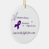 Alzheimer Foto Ornament (Rechts)