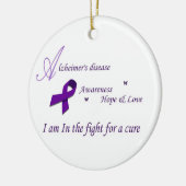 Alzheimer Foto Ornament (Links)