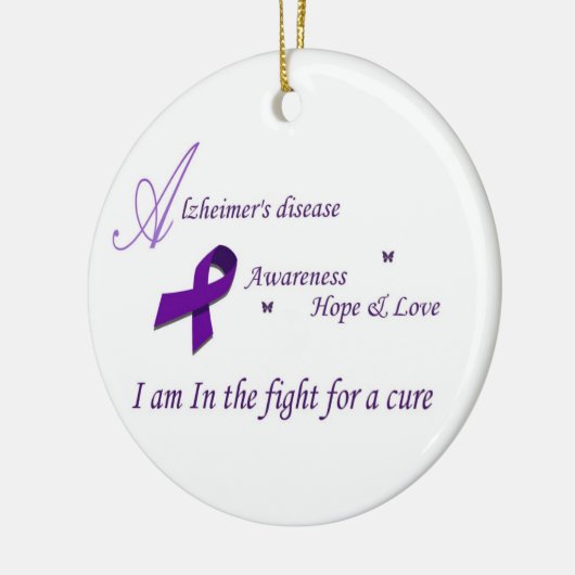 Alzheimer Foto Ornament (Links)