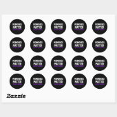 Alzheimer Herinneringen Matter Alzheimers Awarenes Ronde Sticker (Vel)