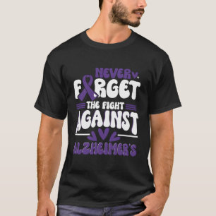 Alzheimer Hersenletsel Paarse Alzheimer Aandacht T-shirt