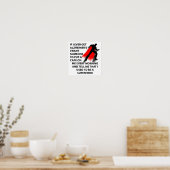 Alzheimer Superheld Grappige Poster (Keuken)