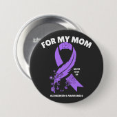 Alzheimer - Voor mijn moeder Ronde Button 7,6 Cm (Voorkant /achterkant)