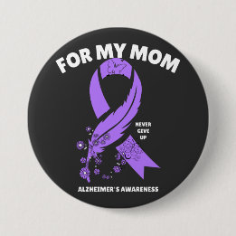 Alzheimer - Voor mijn moeder Ronde Button 7,6 Cm