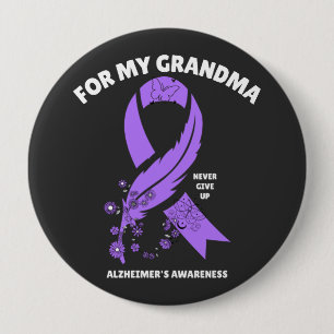 Alzheimer - Voor mijn oma Ronde Button 4,0 Cm