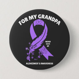 Alzheimer - Voor mijn opa Ronde Button 7,6 Cm