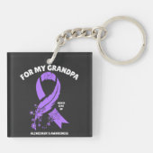 Alzheimer - Voor mijn opa Sleutelhanger (Achterkant)