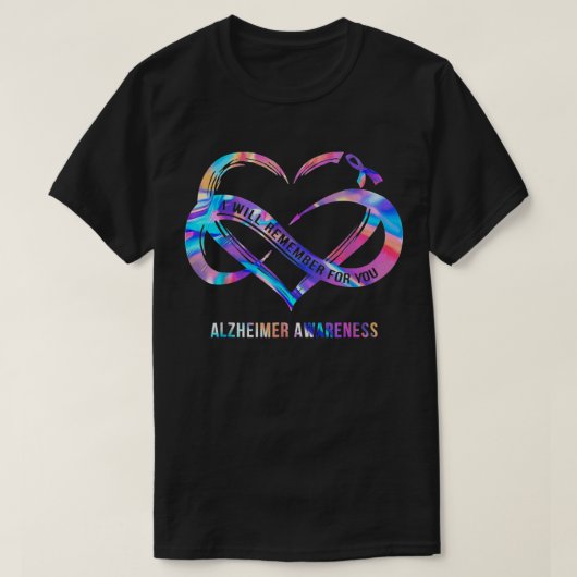 Alzheimer weet ik nog wel. t-shirt (Design voorkant)