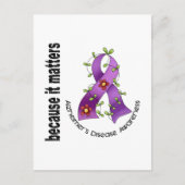 Alzheimer Ziekte Bloed Lint 3 Briefkaart (Voorkant)