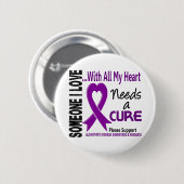 Alzheimer Ziekte heeft een kuur 3 nodig Ronde Button 5,7 Cm (Voorkant /achterkant)