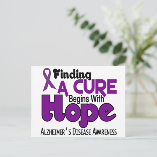 Alzheimer-ziekte HOPE 5 Briefkaart (Staand voorkant)