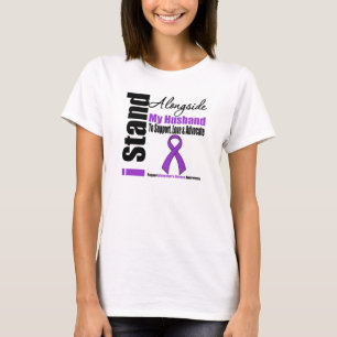 Alzheimer Ziekte Ik sta naast mijn man T-shirt