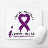 Alzheimer Ziekte Ik steun mijn moeder Muismat (Met muis)