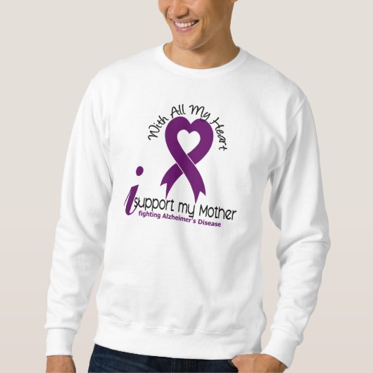 Alzheimer Ziekte Ik steun mijn moeder Trui (Voorkant)