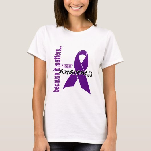 Alzheimer Ziektebewustzijn T-shirt (Voorkant)