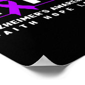 Alzheimerheimer's Awareness - Warrior Heimer's Awa Poster (Hoek)