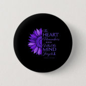 Alzheimerheimers en bewustmaking vrouwen ronde button 5,7 cm (Voorkant)