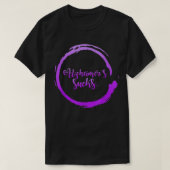 Alzheimer's Awareness Alzheimer's Sucks, Dementia T-shirt (Design voorkant)