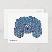 Alzheimer's Awareness Briefkaart - Blue (Voorkant / Achterkant)