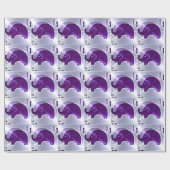 Alzheimer's Awareness Elephants Cadeaupapier (Vlak)
