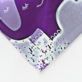 Alzheimer's Awareness Elephants Fleece Deken (Hoek)