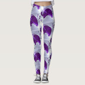 Alzheimer's Awareness Elephants Leggings (Voorkant)