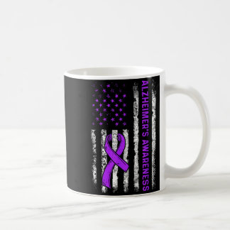 Alzheimer's awareness fight american usa flag koffiemok