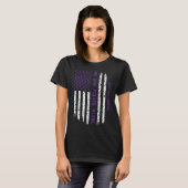 Alzheimer's awareness flag t-shirt (Voorkant volledig)