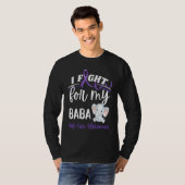 Alzheimer's Awareness I Fight Baba Alzheimer's Ele T-shirt (Voorkant volledig)