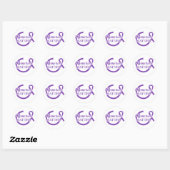 Alzheimer's Awareness Memories Matter Ronde Sticker (Vel)