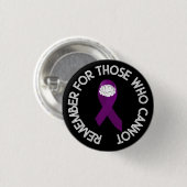 Alzheimer's Awareness Onthoud voor degenen die nie Ronde Button 3,2 Cm (Voorkant /achterkant)