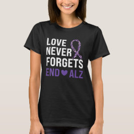 Alzheimer's Awareness Paarse Ribbon Dementia Mam D T-shirt