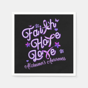 Alzheimer's Awareness Paarse Ribbon Products Faith Servet