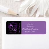 Alzheimers Awareness Paarse Vlinders Labels 2 (Insitu)