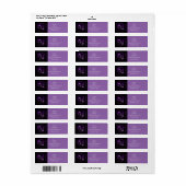 Alzheimers Awareness Paarse Vlinders Labels 2 (Full Sheet)