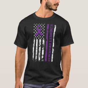 Alzheimer's Awareness Ribbon Paars September 21 U T-shirt