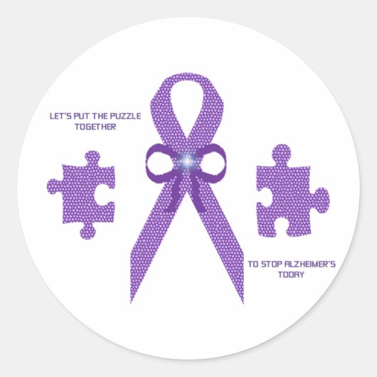 ALzheimer's Awareness Stickers (Voorkant)