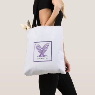 Alzheimer's Awareness tweezijdig tas